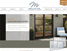Tablet Screenshot of melochewindows.com